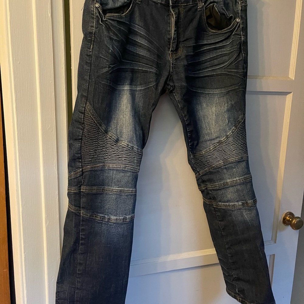 Mens Soft dark denim pants